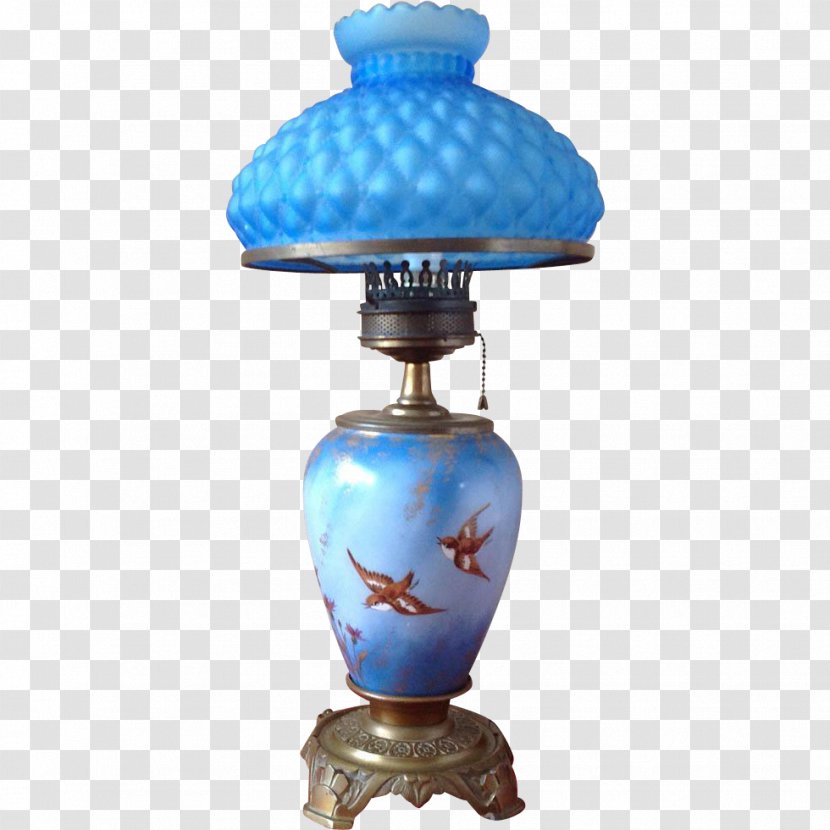 Cobalt Blue - Lighting - Hand-painted Lamp Transparent PNG