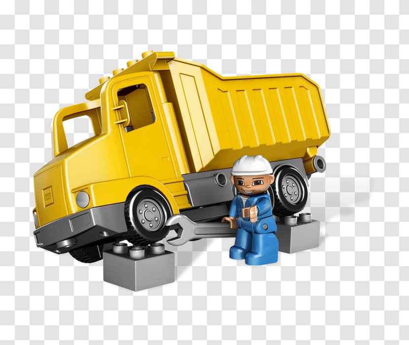 Lego Duplo Toy Block Minifigure Construction Set - Dump Truck Transparent PNG