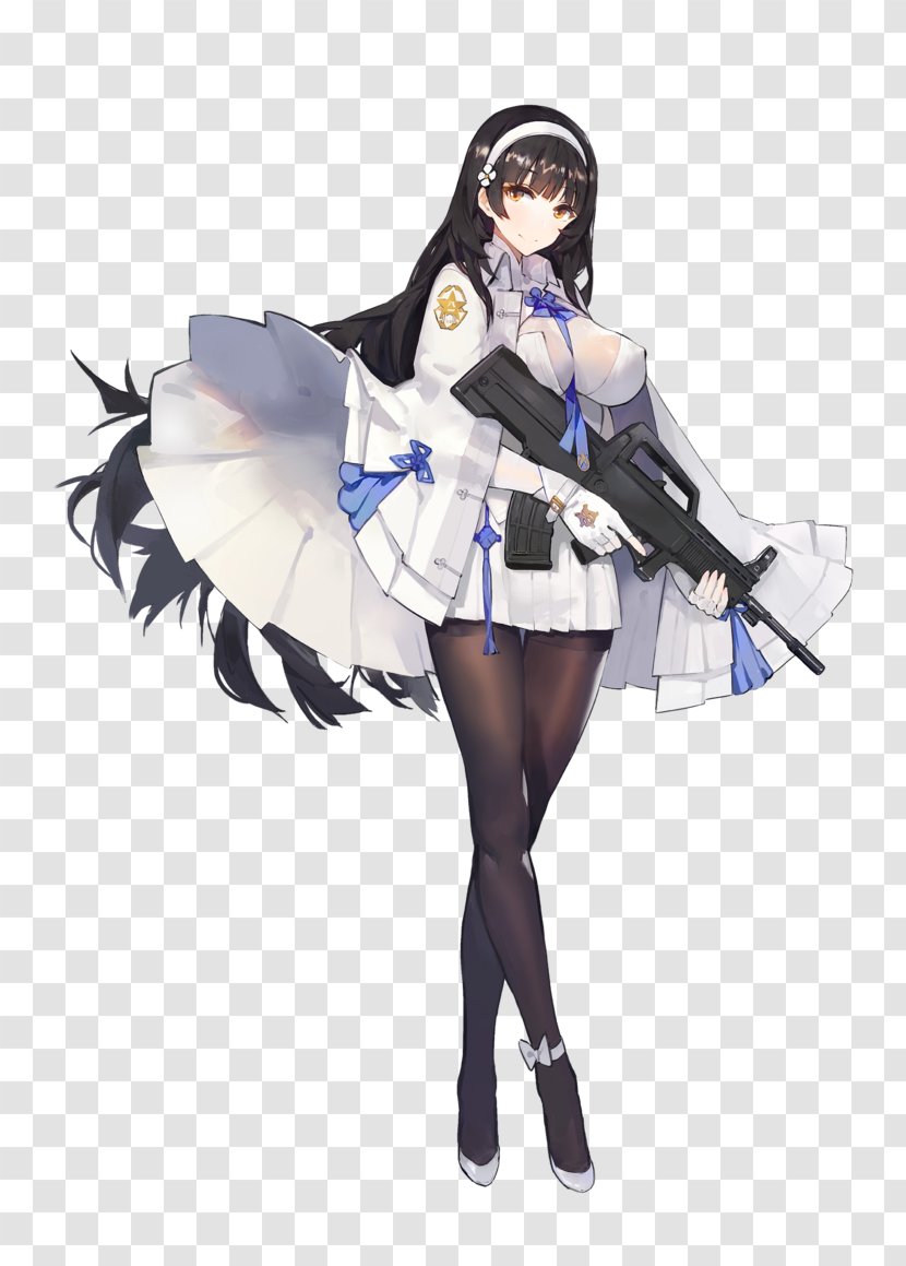 Girls' Frontline QBZ-95 Firearm Cosplay Game - Frame - Girls Grizzly Transparent PNG