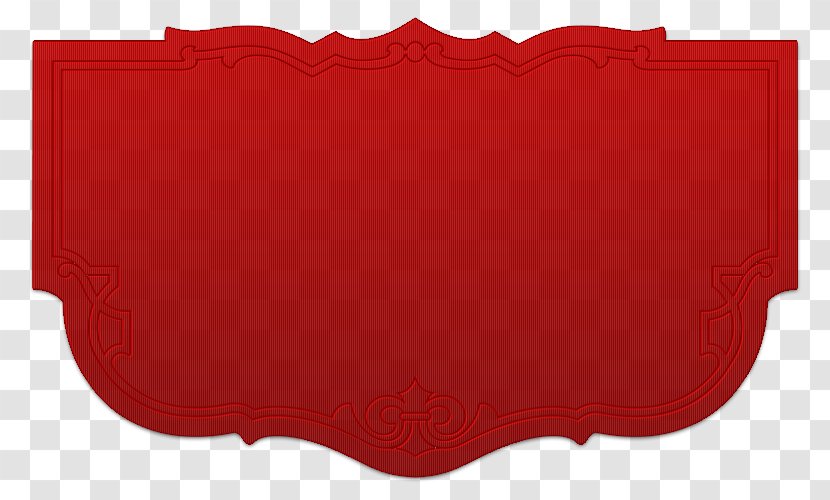 Rectangle Product Design - Red - Bolsos Ornament Transparent PNG