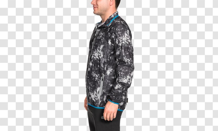 Outerwear Jacket Sleeve Outdoor Recreation Jack Wolfskin - Flyweight - Rain Forest Transparent PNG