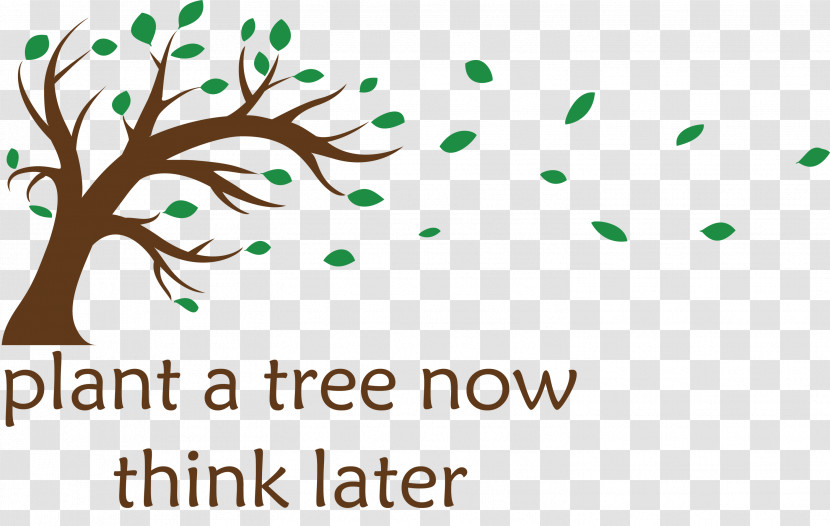 Plant A Tree Now Arbor Day Tree Transparent PNG