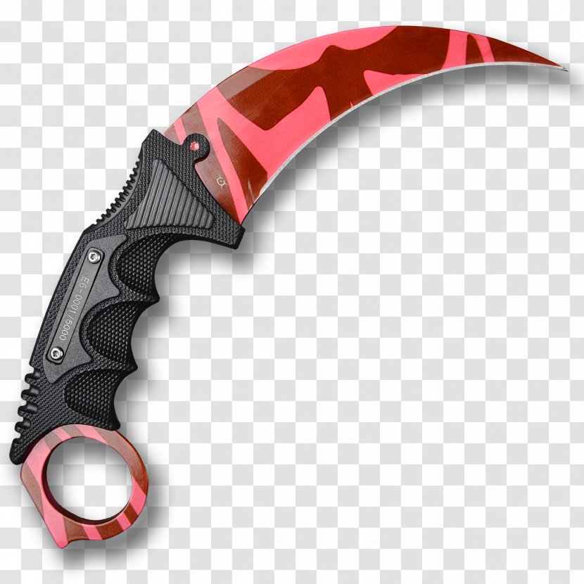 Neck Knife Counter-Strike: Global Offensive Karambit Hunting & Survival Knives - Tang Transparent PNG