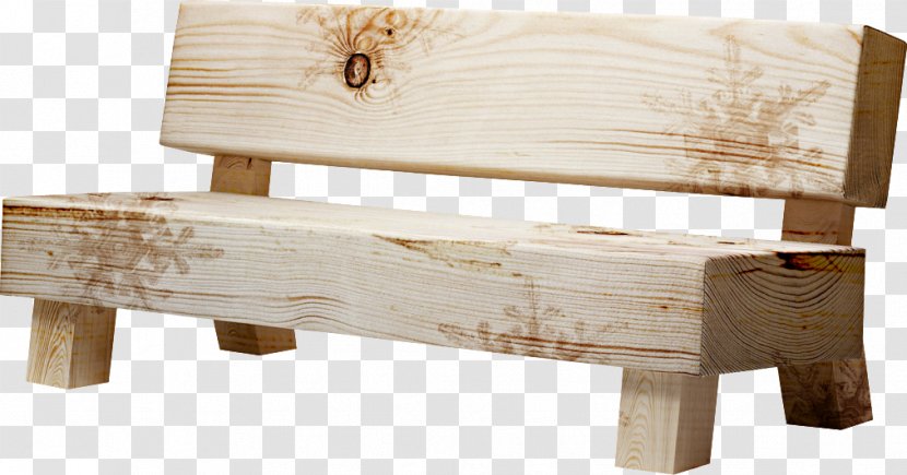 Softwood Couch Bench Solid Wood - Stool Transparent PNG