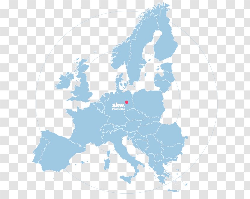 European Union Vector Map - Mapa Polityczna Transparent PNG