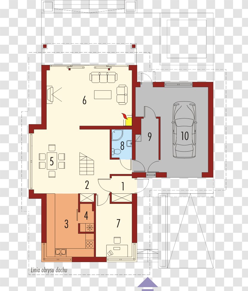 Floor Plan Architecture Storey Facade - Area - Diagram Transparent PNG
