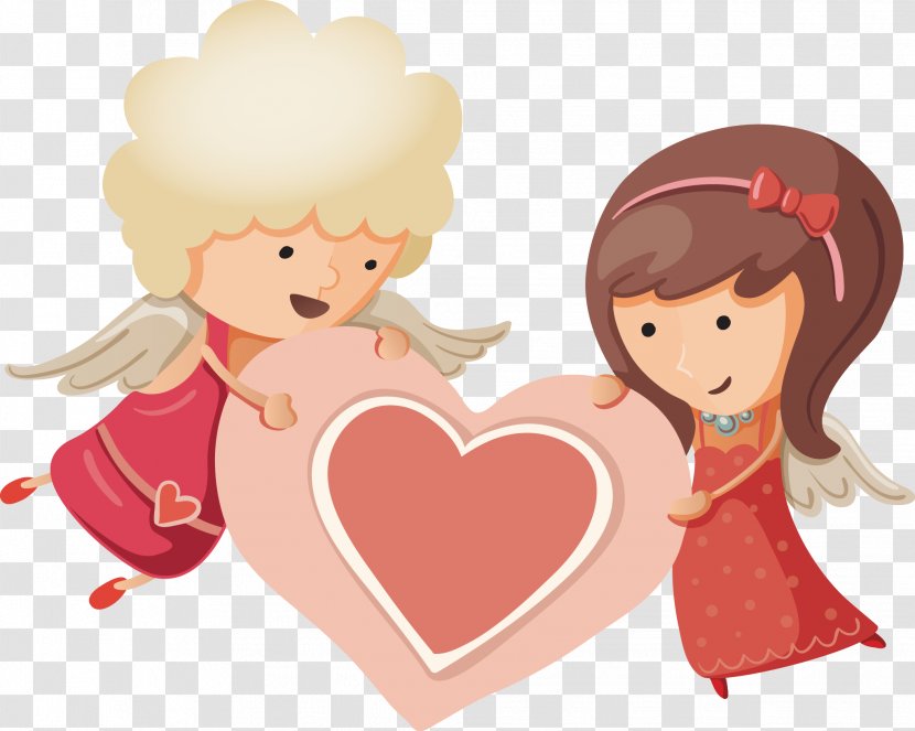 Cupid Love Angel - Heart Transparent PNG