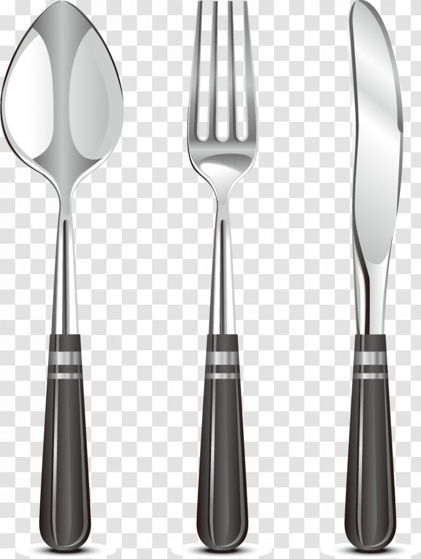 Kitchen Utensil Cutlery - Kitchenware - A Refined Realistic Utensils Vector Transparent PNG