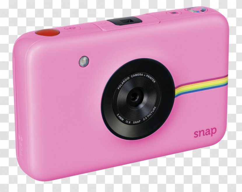 Polaroid Snap Camera Lens Photography - Magenta Transparent PNG