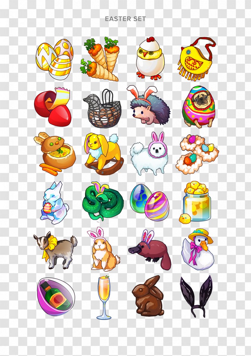 Concept Art Illustration Icon Design - Animal Figure - Model Sheet Transparent PNG