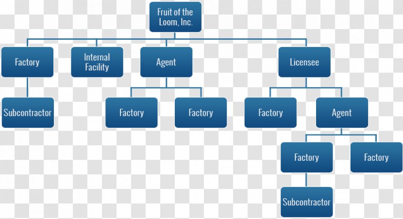 Brand Business Technology - Diagram - Supply Chain Organizational Structure Transparent PNG