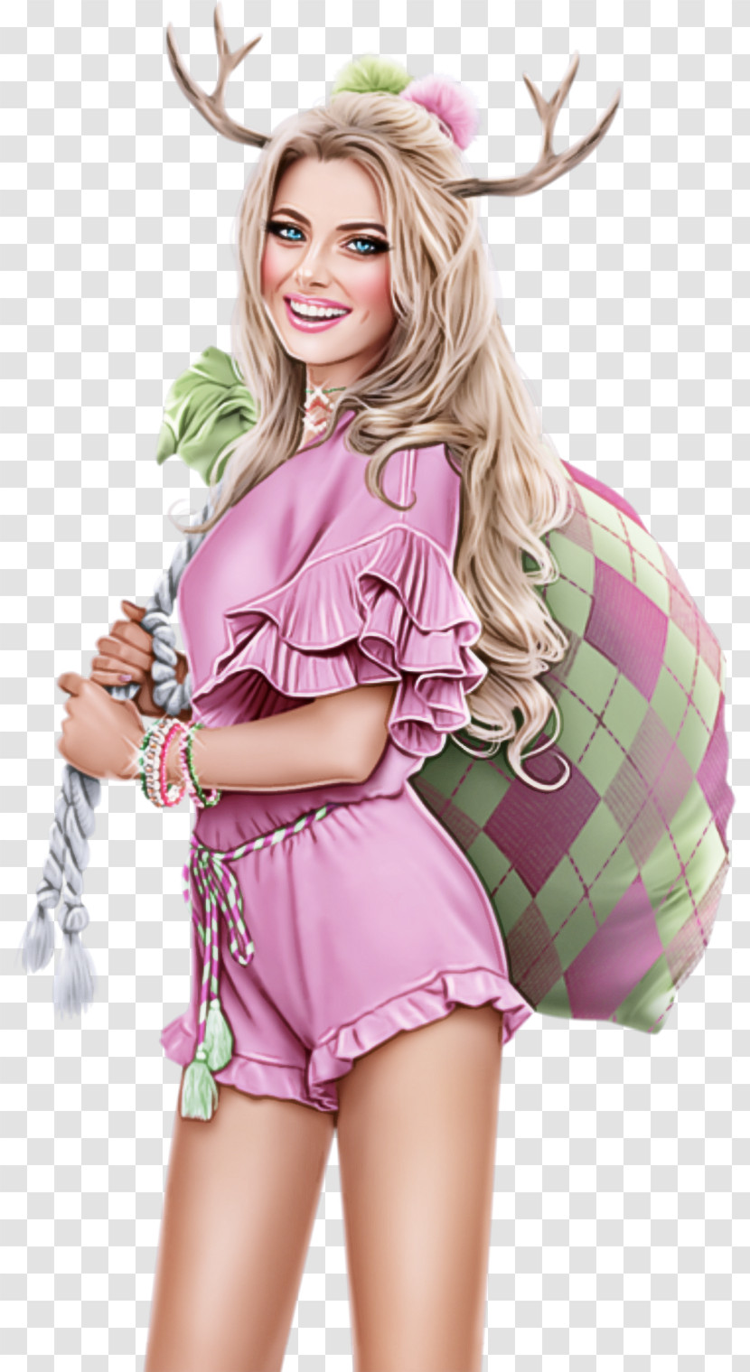 Clothing Pink Blond Shorts Costume Transparent PNG