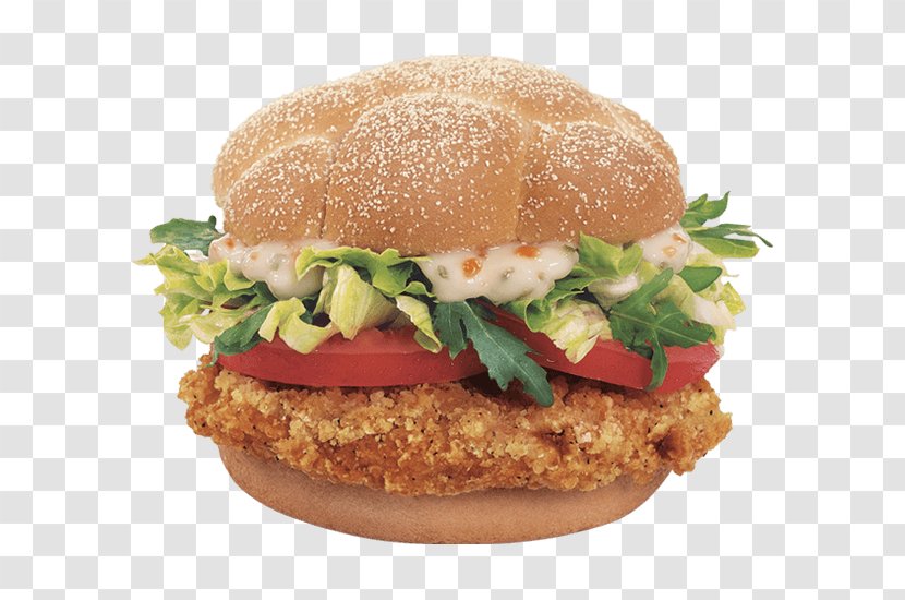 Chicken Sandwich Crispy Fried Hamburger Fast Food Patty - Junk - Burger And Transparent PNG