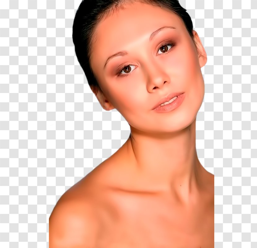 Woman White Female Color - Brown Hair Transparent PNG