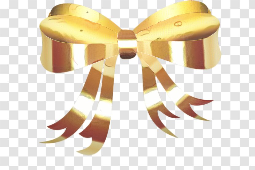 Gold Ribbon - Yellow - Gift Wrapping Transparent PNG