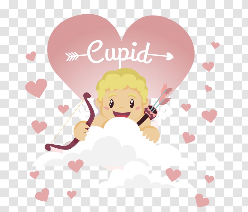 Cupid Love Euclidean Vector - Flower Transparent PNG