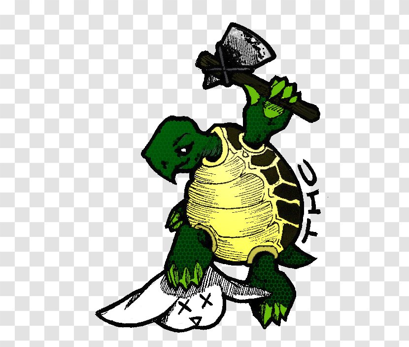 Turtle Green Reptile Tortoise Cartoon - Pond - Sea Transparent PNG