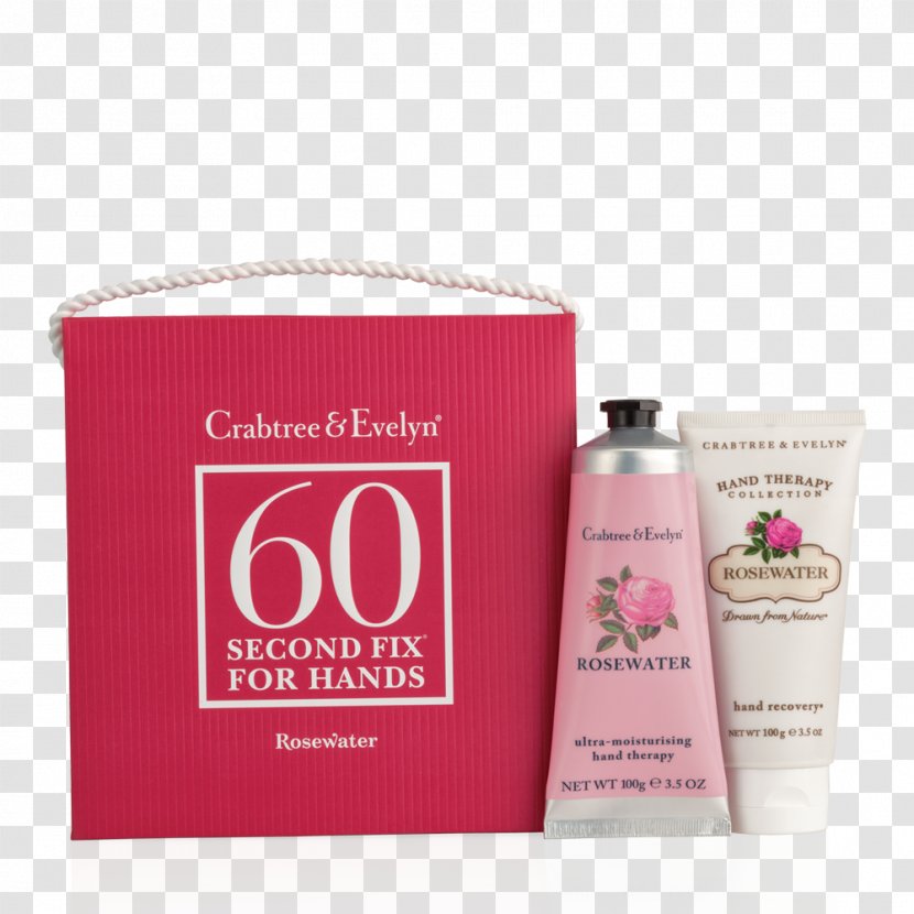 Crabtree And Evelyn Cream First Fix Second & Rose Water - Rosewater Transparent PNG