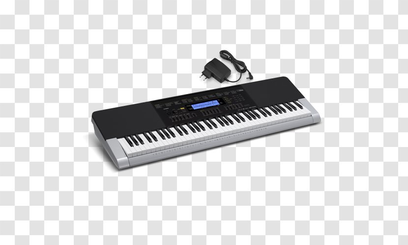 Casio WK-7600 Electronic Keyboard CTK-3500 - Music Workstation Transparent PNG