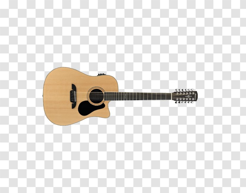 Twelve-string Guitar Acoustic Acoustic-electric Classical - Silhouette Transparent PNG