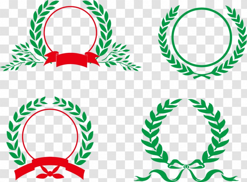 Green Wheat Red Clip Art - Logo - Pattern Ribbon Transparent PNG