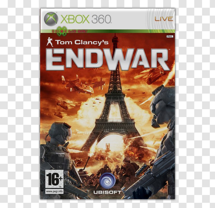 Tom Clancy's EndWar Xbox 360 Video Game One Computer Software Transparent PNG