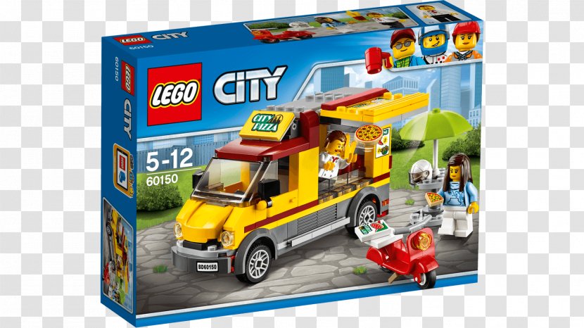 LEGO 60150 City Pizza Van Lego Toy Hamleys Transparent PNG