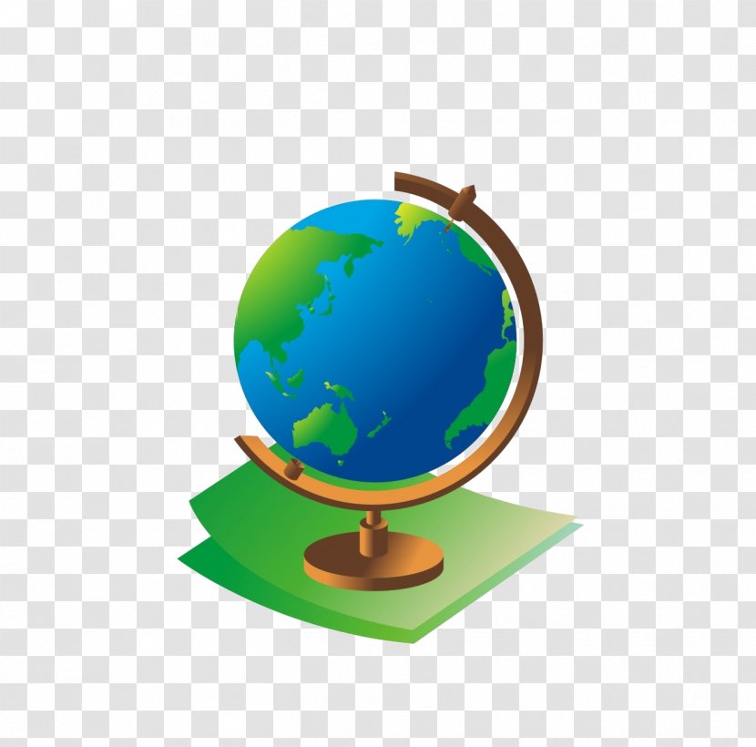 Globe Euclidean Vector - Green Transparent PNG