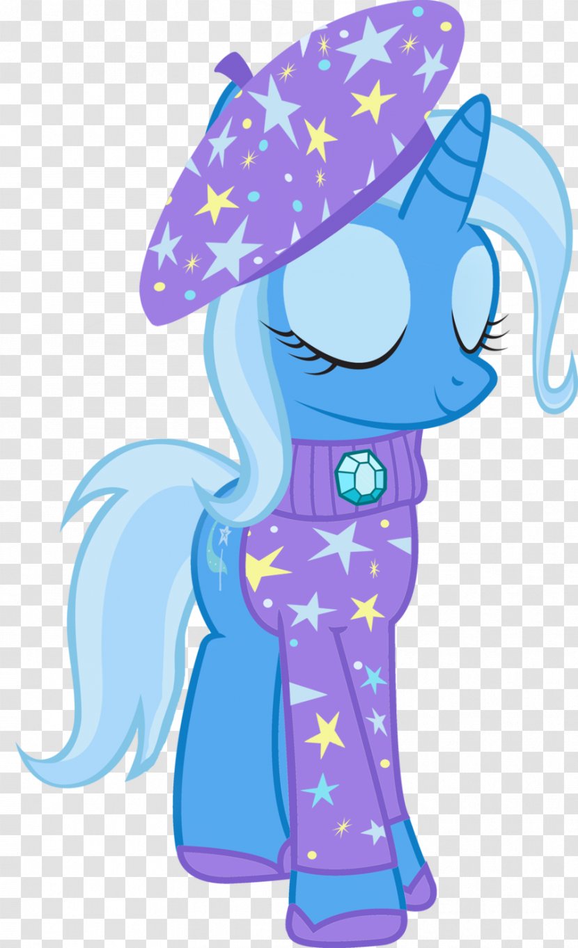 Trixie Pony Sunset Shimmer Princess Luna Twilight Sparkle - Plant - Beret Poster Transparent PNG