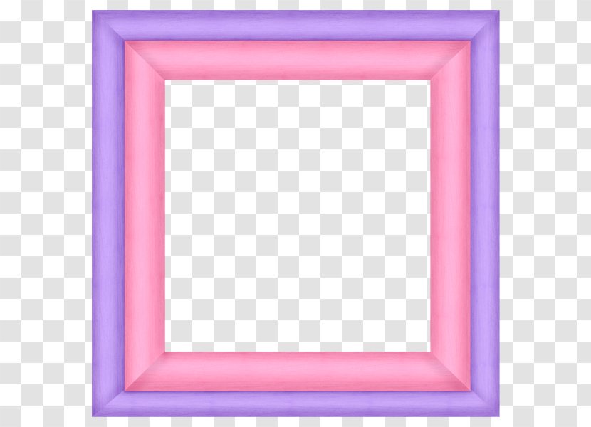 Picture Frame Square Ornament Decorative Arts - Pink Transparent PNG