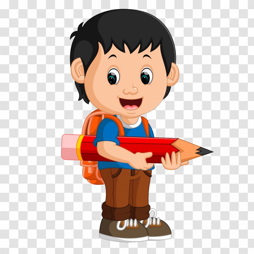 Student Drawing School Photography - Play - The Boy With Pencil Transparent PNG