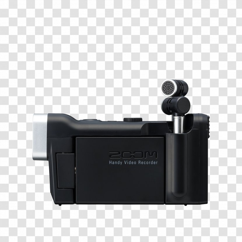 Microphone Zoom Q4n Video Cameras Sound - Silhouette Transparent PNG