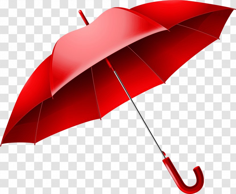 Umbrella Red Fashion Accessory Plant Flag - Wet Ink Transparent PNG