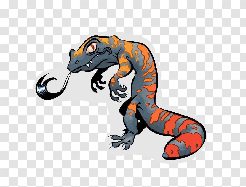 Gila Monster Drawing Reptile River Clip Art - Dinosaur Transparent PNG