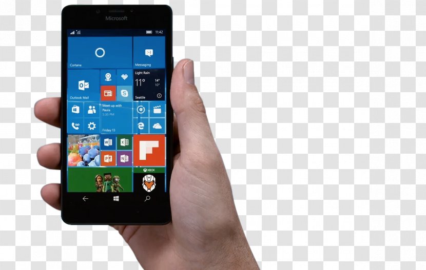 Microsoft Lumia 950 Windows 10 Mobile Phone - 8 Transparent PNG