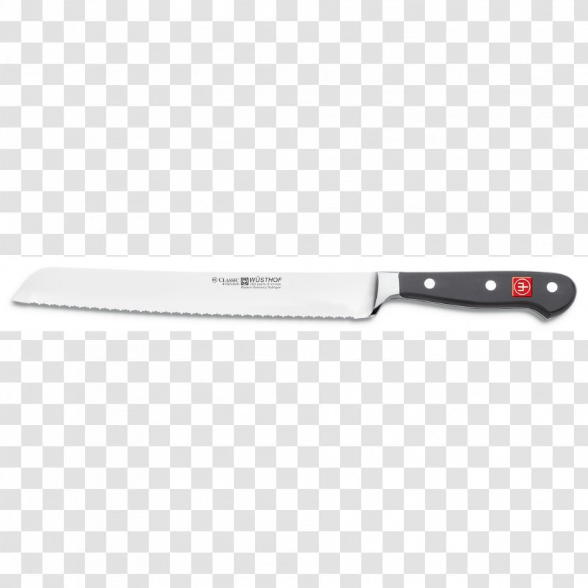 Knife Wüsthof Serrated Blade Kitchen - Weapon Transparent PNG