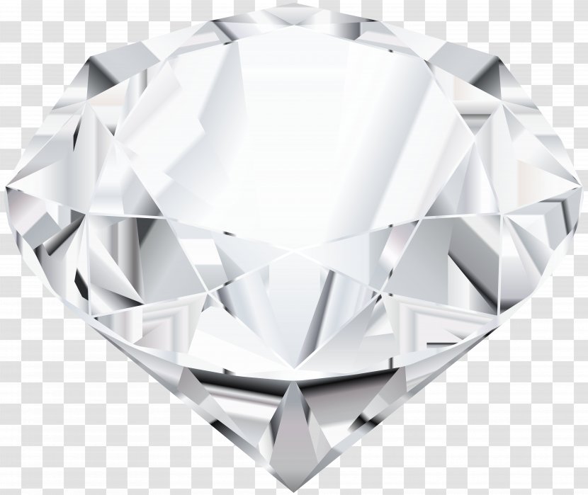 Brilliant Diamond Gemstone Clip Art - Symmetry - Image Transparent PNG