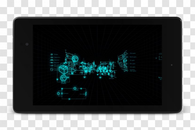 Teal Turquoise Electronics Technology Display Device - Matrix Transparent PNG