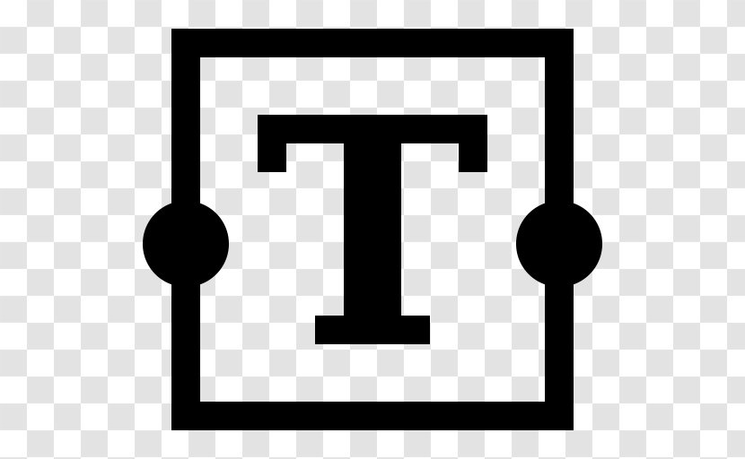 Text Box Icon Design - Black And White Transparent PNG