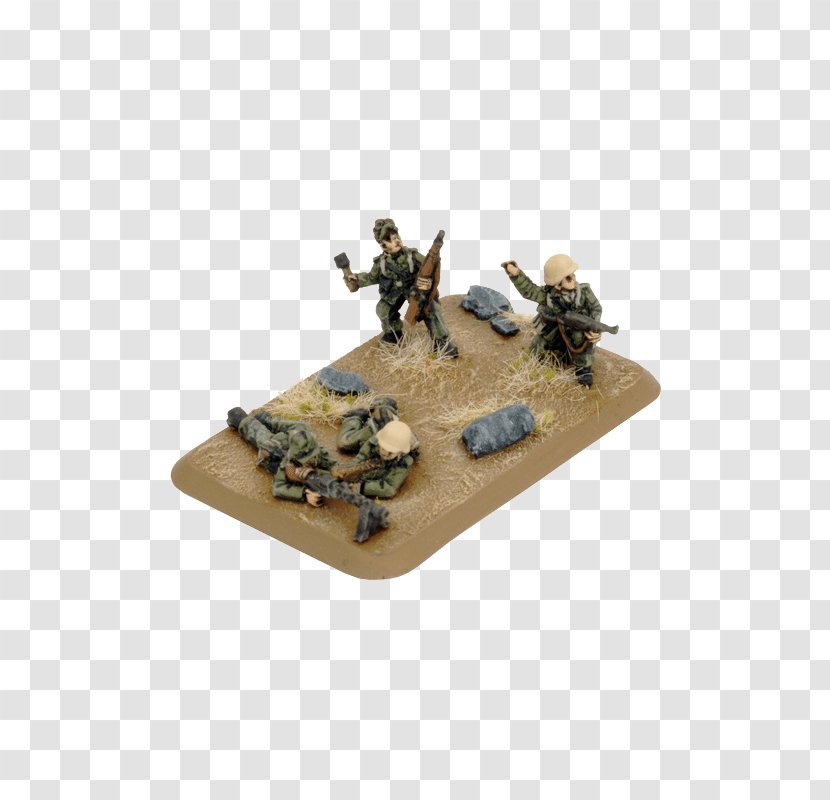 Flames Of War Miniature Figure Infantry Historical Miniatures Gaming Society Afrika Korps - Flower Transparent PNG