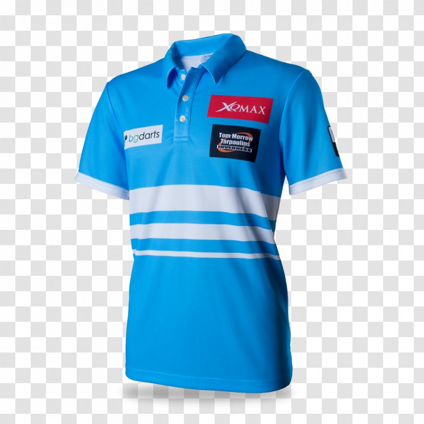 T-shirt PDC World Darts Championship Professional Corporation - Electric Blue Transparent PNG