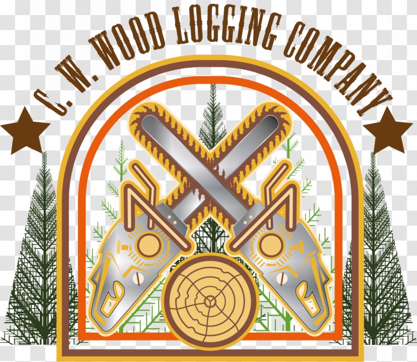 Logging Logo Graphic Design Lumberjack - Wood Transparent PNG