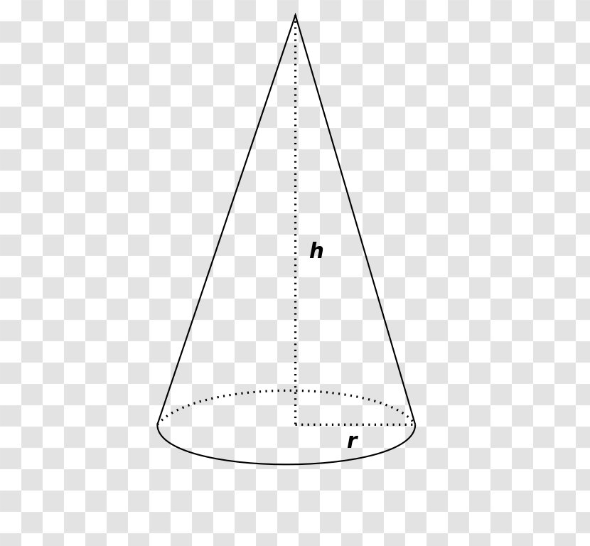 Solid Geometry Cone Mathematics Base - Differential - Math Transparent PNG