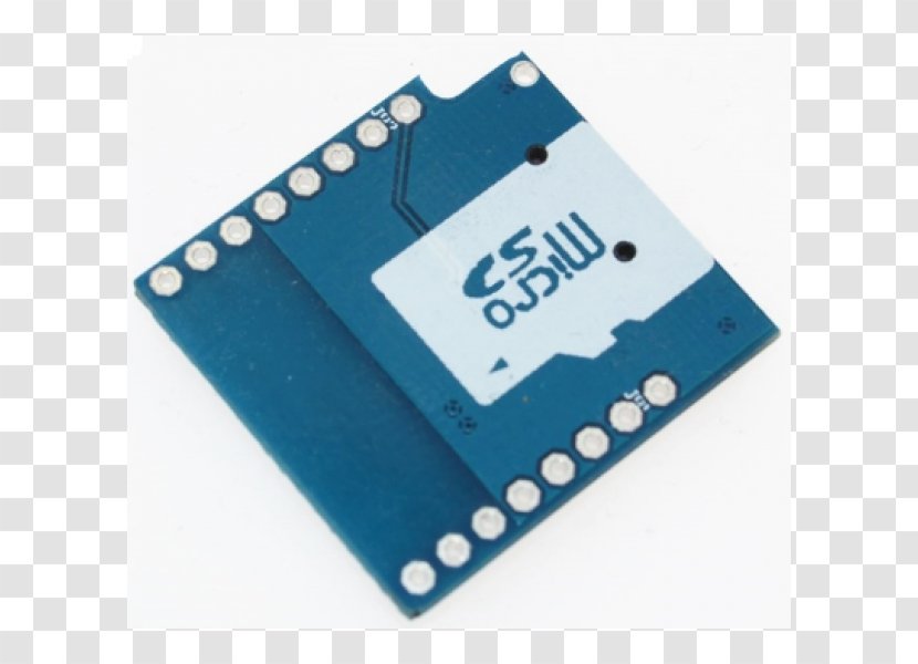 Flash Memory Secure Digital MicroSD Computer Data Storage Input/output - Electronics - Wemos D1 Mini Transparent PNG