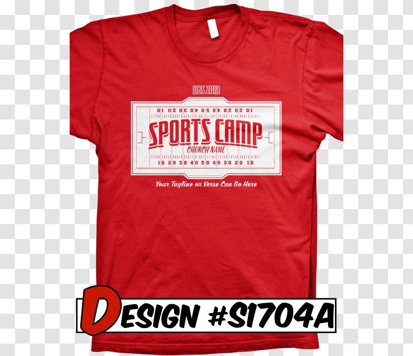 T-shirt Camp Shirt Sleeve Sports - Redm Transparent PNG