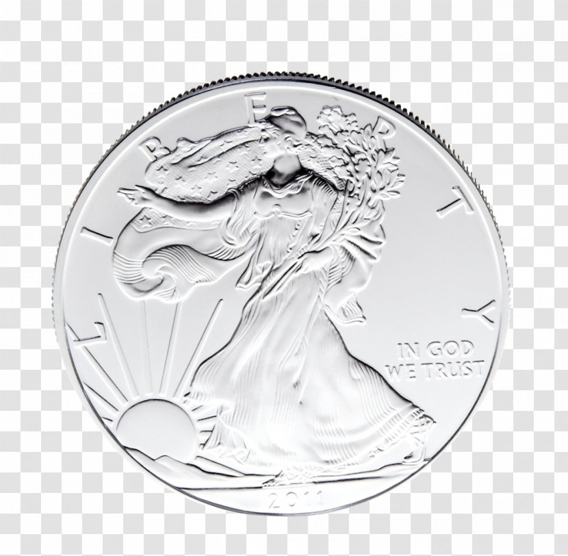 Silver Coin Perth Mint Australian Kookaburra - Metal Transparent PNG
