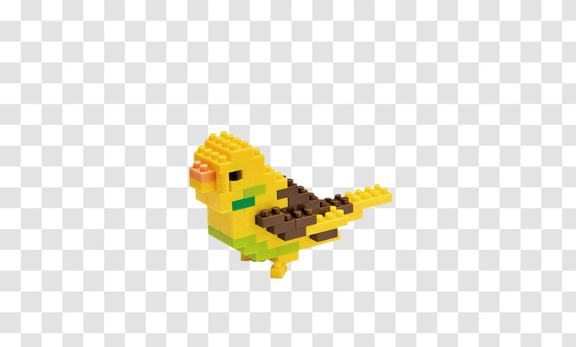 Budgerigar Blue Bird Nanoblock Kawada Transparent PNG