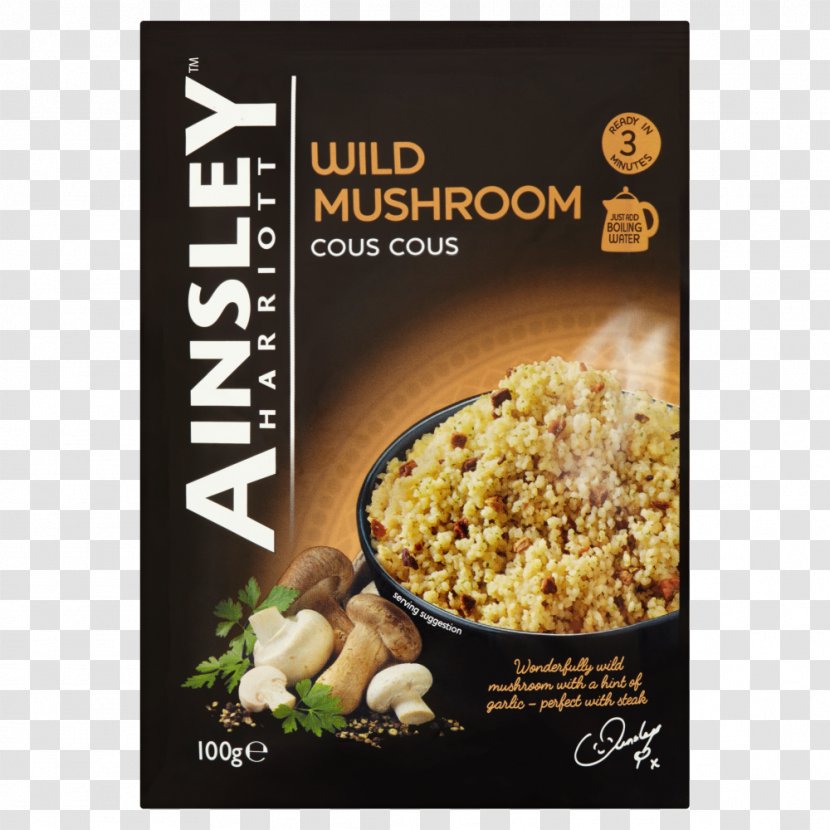 Couscous Moroccan Cuisine Ainsley Harriott Roasted Vegetable Cous 100g Harriot Medley 100G (100g) - Wild Mushrooms Transparent PNG