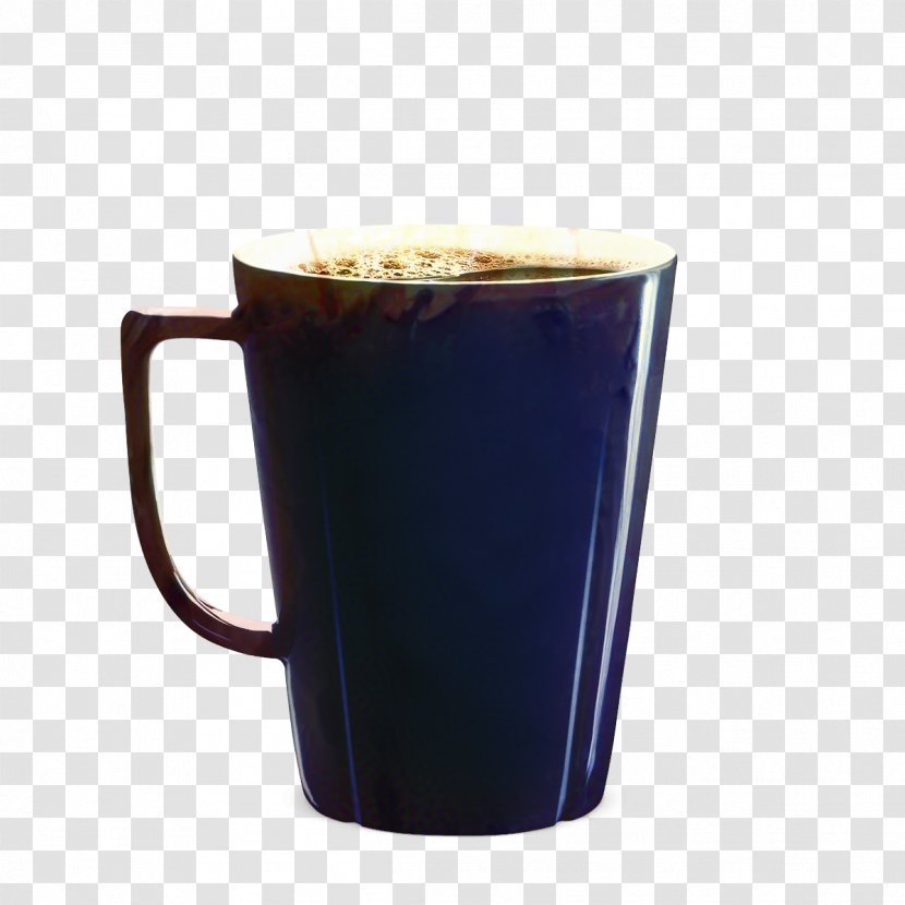Coffee Cup Cobalt Blue - Earthenware Transparent PNG