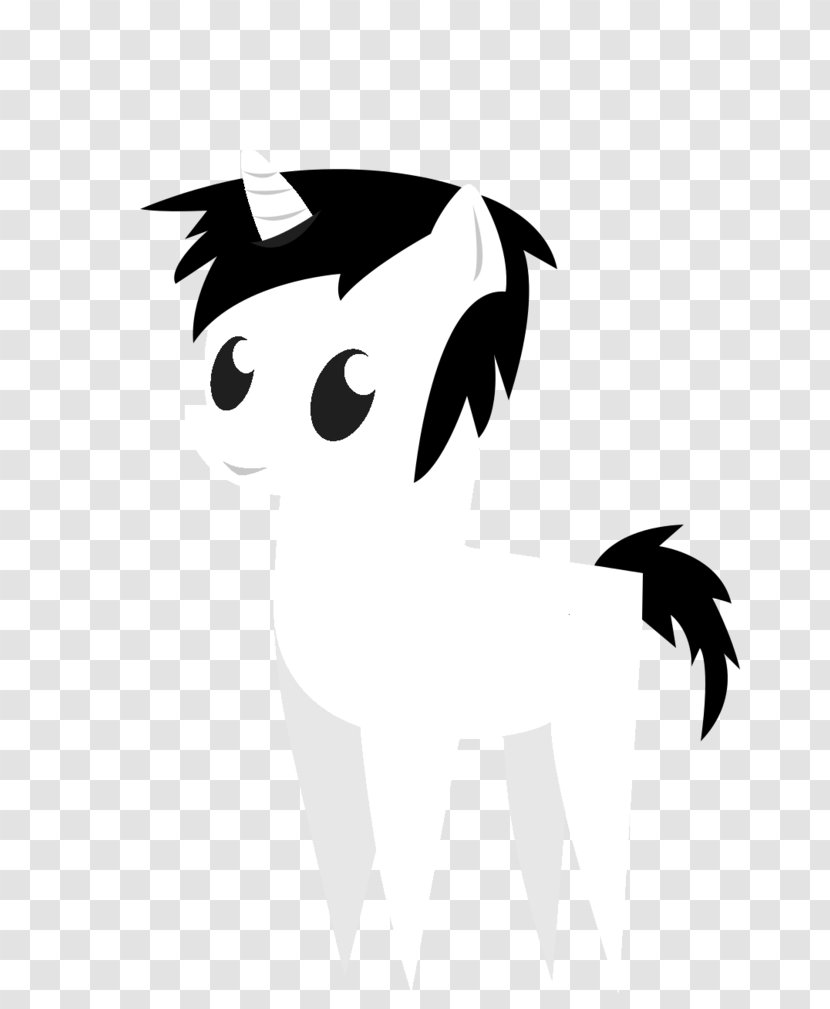 Pony Winged Unicorn B.B.B.F.F. - Monochrome - Scribbles Transparent PNG